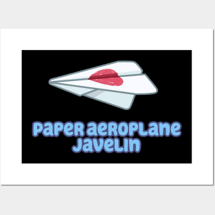 Paper aeroplane Javalin Posters and Art